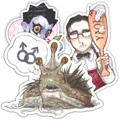 Samples of my stickers.