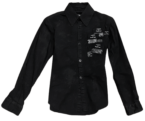 A button-up from Plastic Tree x h.NAOTO's DOUBLE NAME COLLECTION (2001)