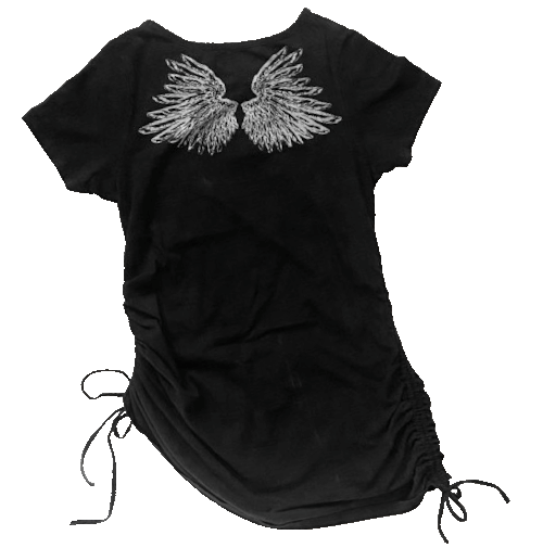 A GabrieL cutsew with waist cords from h.NAOTO's SEVEN line.