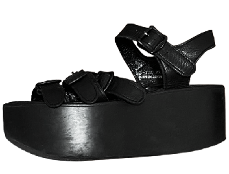 Unidentified leather strap sandals from Belly Button by Tokyo Bopper