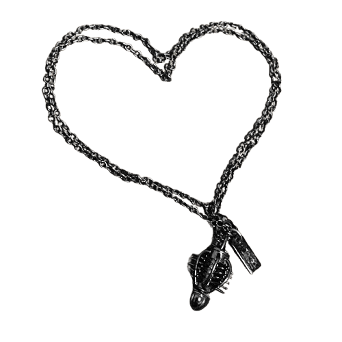 Gunmetal Accela Necklace from Layer 22.