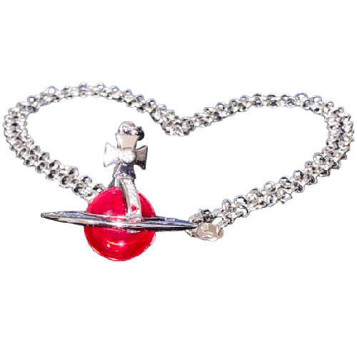 A Red Mayfair Orb Pendant from Vivienne Westwood.