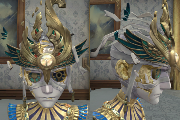 Duat's front and side profile mugs.