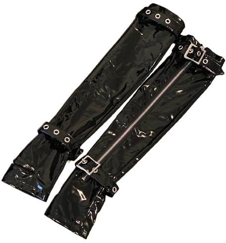 Elbow Length Fingerless PVC Gloves from Lip Service Elbow Length Fingerless PVC Gloves from Lip Service