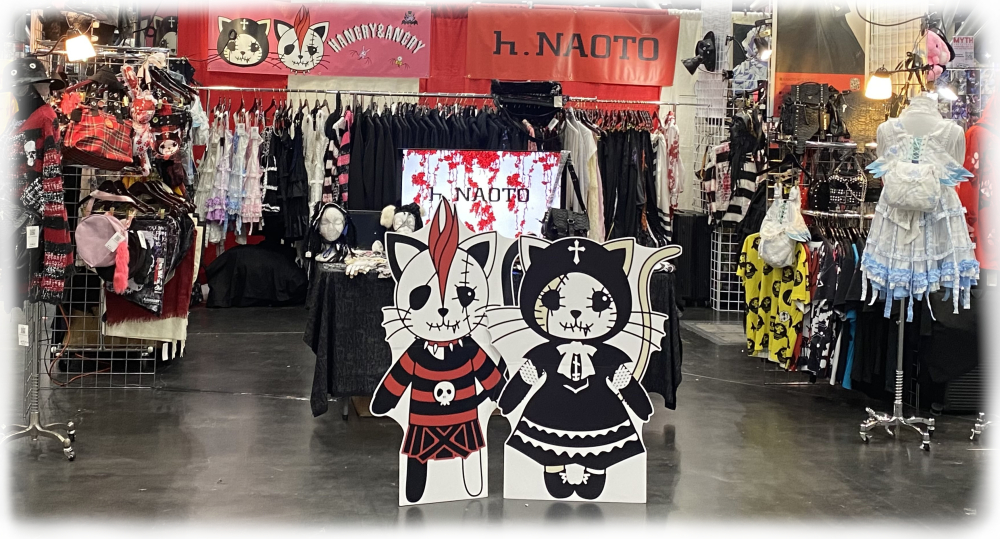 A picture of H.Naoto's 2025 pop-up booth