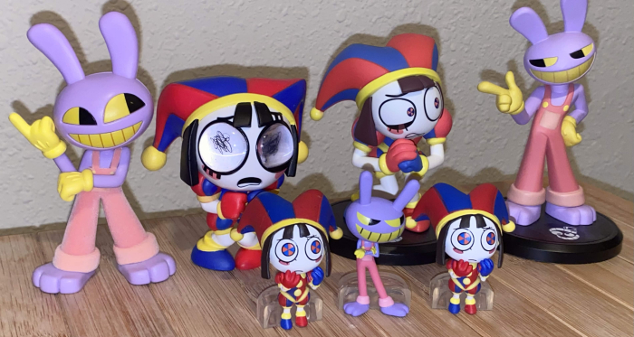 All my Jax & Pomni vinyl/plastic figures of 2026