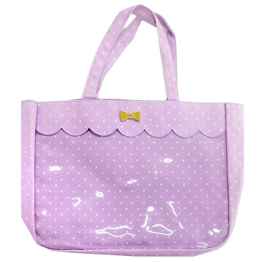 The Swimmer itabag base in dotted lavender.