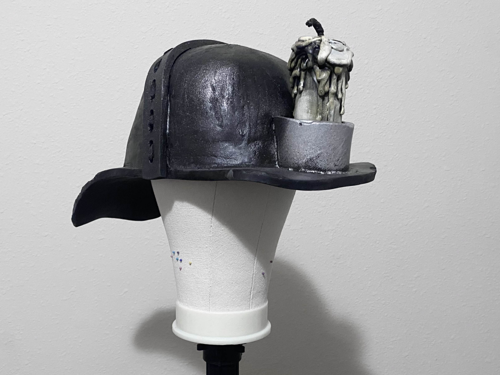 A picture of my helmet facing 3/4.